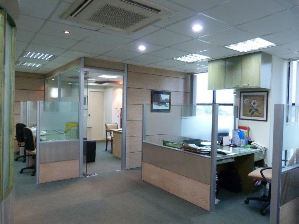 Boardroom with Modern Decor and Indoor Plants